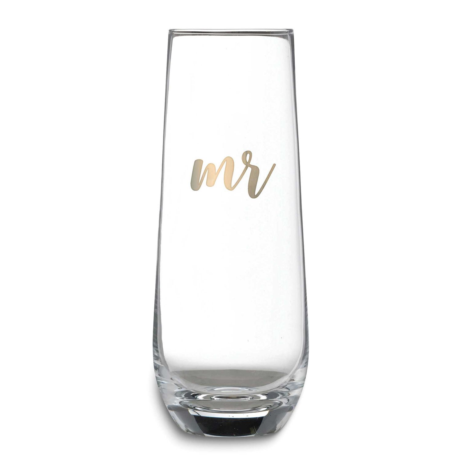 Lillian Rose Gold-Tone Mr. Stemless Champagne Glass GM21904 710309451846