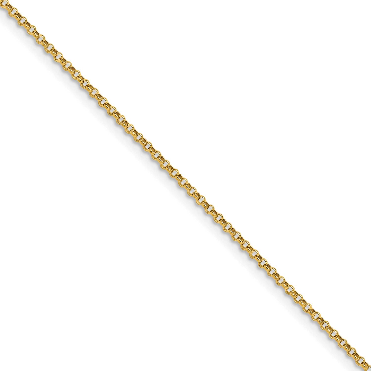 1.55mm Rolo Pendant Chain (100 Inch Spool) 14k Gold PEN321-100