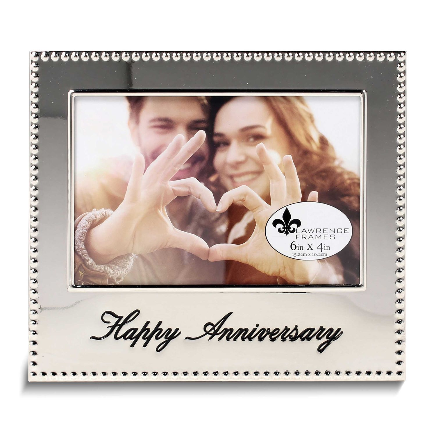 Silver-Tone Happy Anniversary 4x6 Photo Frame GM19141 751148070980