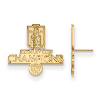 2024 Stanley Cup Champions Florida Panthers Earrings Gold-plated GP003PTH24 196904290491