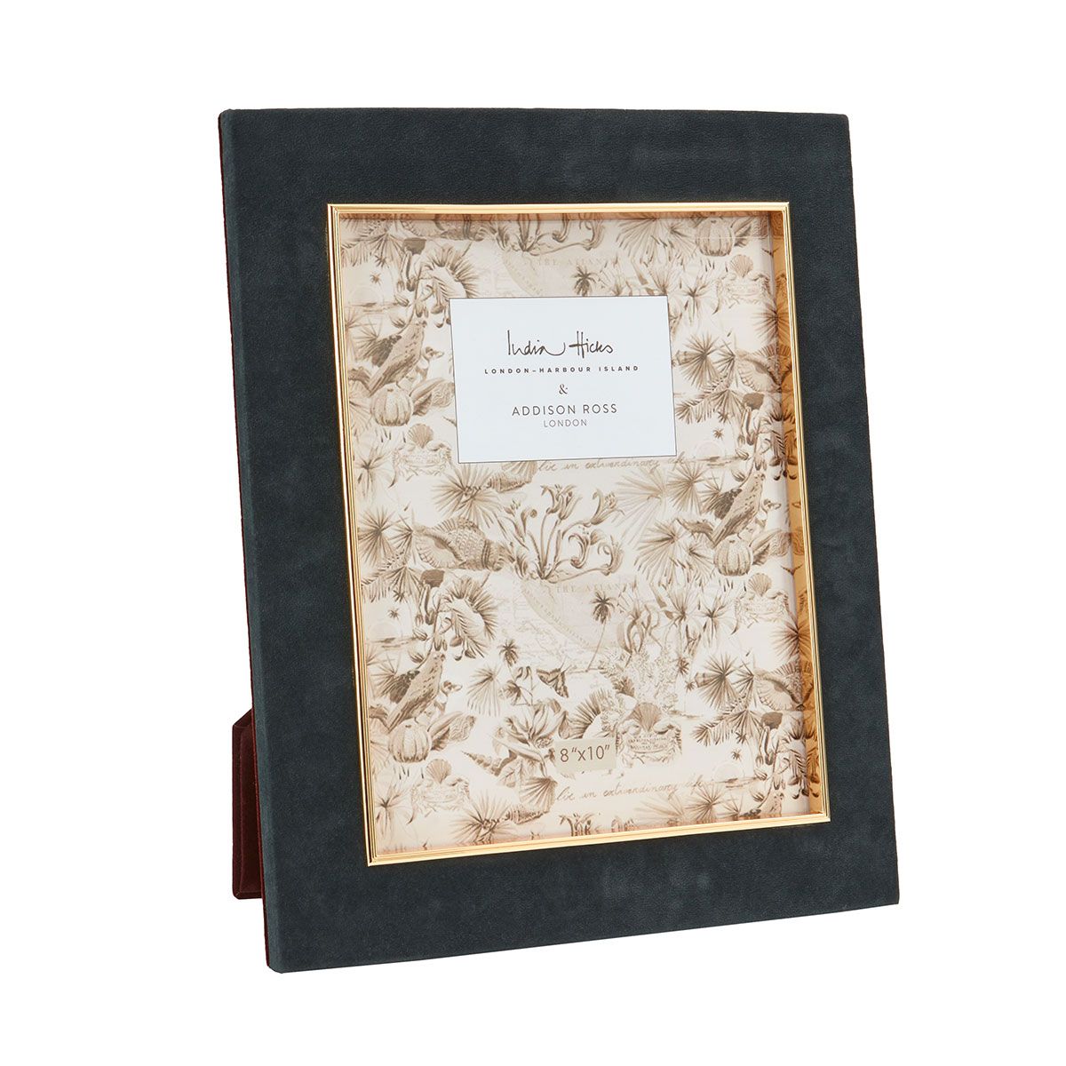 Addison Ross London 8 x 10 Inch Deer Park Fabric Picture Frame Brown IH0005, EAN: 5024043199885