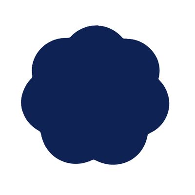 Addison Ross London 13x13 Set 4 Placemat Navy Navy PM1009, EAN: 5024043200031