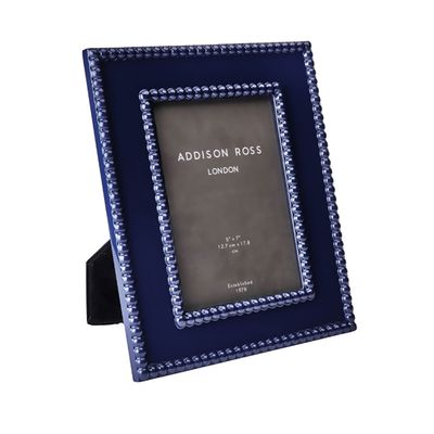 Addison Ross London 5 x 7 Inch Bobbin Picture Frame Navy Blue FR11102, EAN: 5024043200710