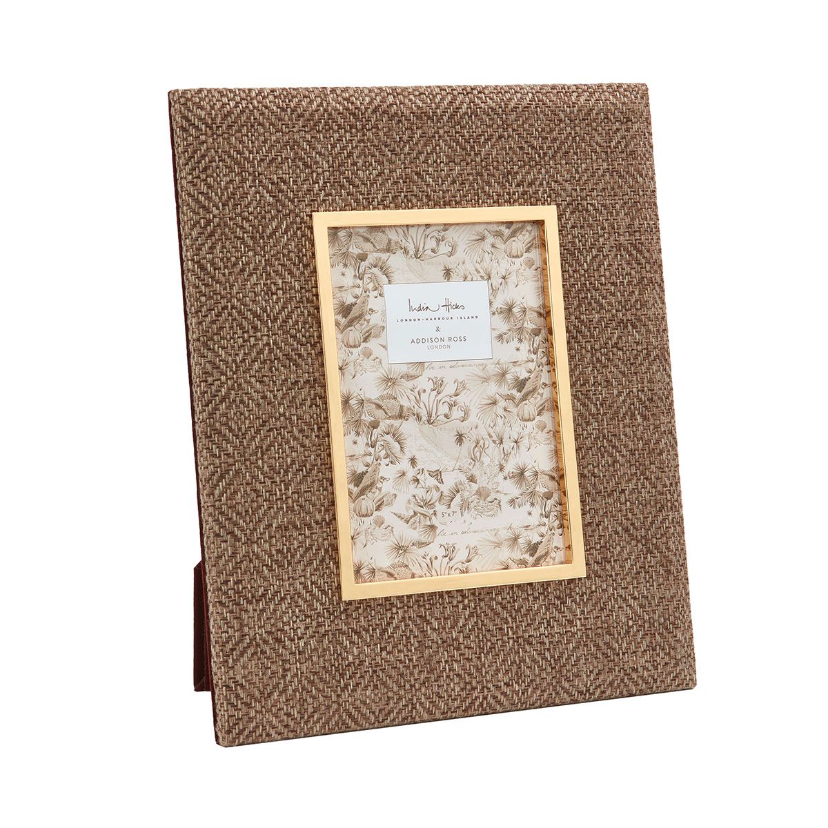 Addison Ross London 5 x 7 Inch Gleniff Cave Fabric Picture Frame Red IH0003, EAN: 5024043199861