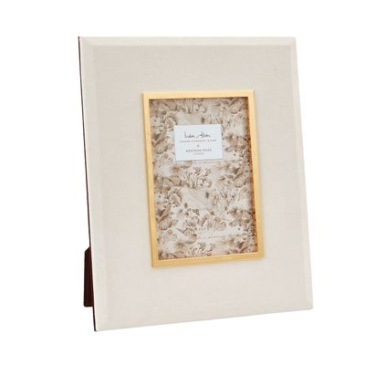 Addison Ross London 5 x 7 Inch Eagles Rock Fabric Picture Frame White IH0002, EAN: 5024043199854