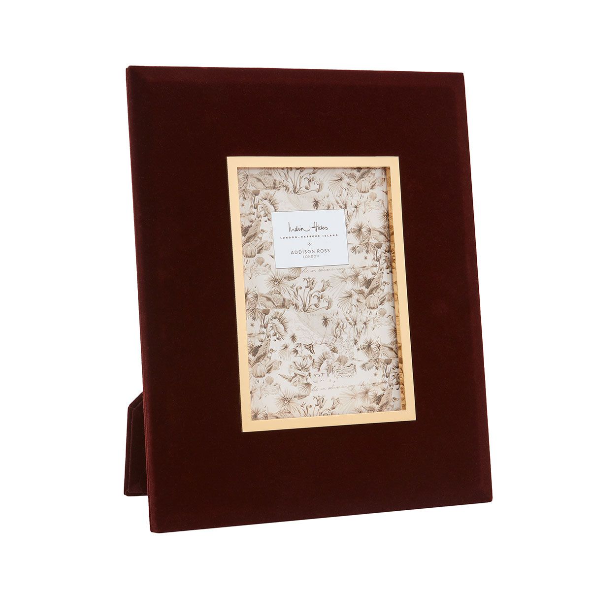 Addison Ross London 5 x 7 Inch The Red Woman Fabric Picture Frame Brown IH0004, EAN: 5024043199878