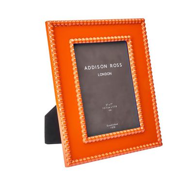 Addison Ross London 5 x 7 Inch Bobbin Picture Frame Orange Orange FR11104, EAN: 5024043200734