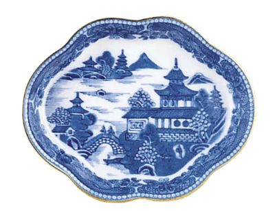 Mottahedeh Blue Canton Ring Tray Small HC80