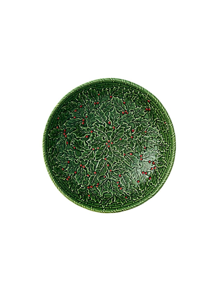 Bordallo Pinheiro Holly Salad Bowl, MPN: 65032012, UPC: 5600413634639