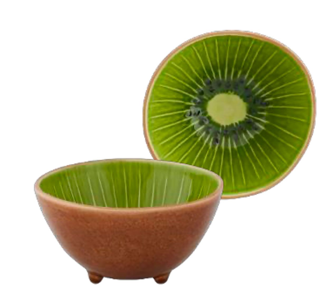 Bordallo Pinheiro Tropical Fruits Bowl Kiwi, MPN: 65029345, UPC: 5600413625675