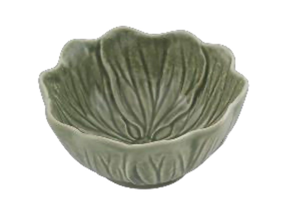 Bordallo Pinheiro Flora Grey Bowl 12.5 cm 4 Inch, MPN: 65030822, UPC: 5600413630112