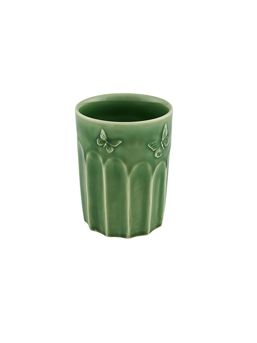 Bordallo Pinheiro Patio Old Fashion Tumbler Green Set of 4, MPN: 65031930, UPC: 5600413634219