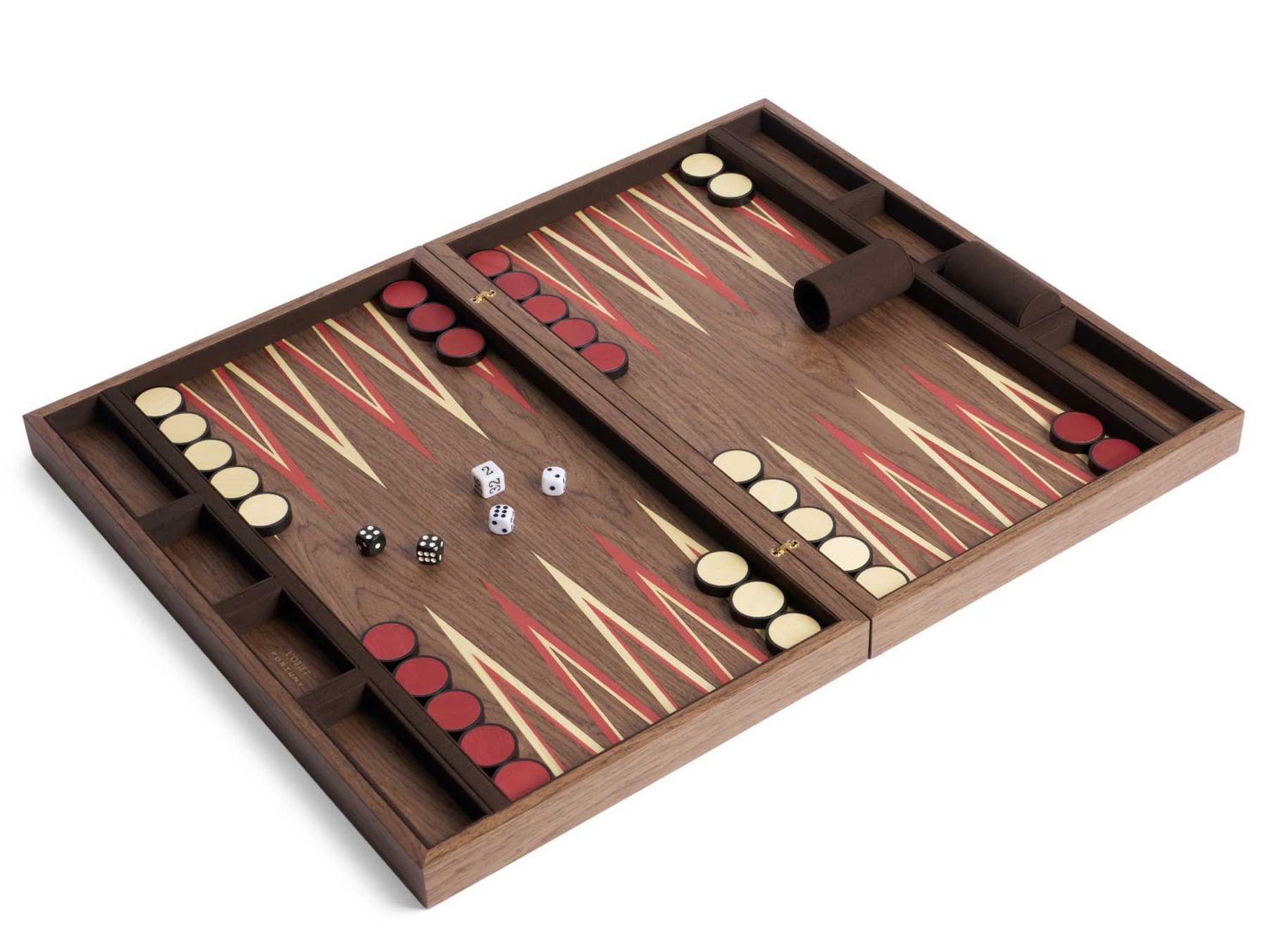 L&#39;Objet Fortuny Backgammon Laotze Oxblood Spice LPF124, UPC: 810009649533