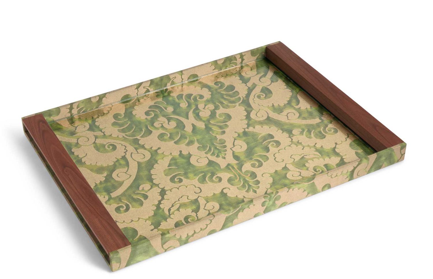 L&#39;Objet Fortuny Rectangular Tray Laotze Deep Jade LPF113, UPC: 810009649458