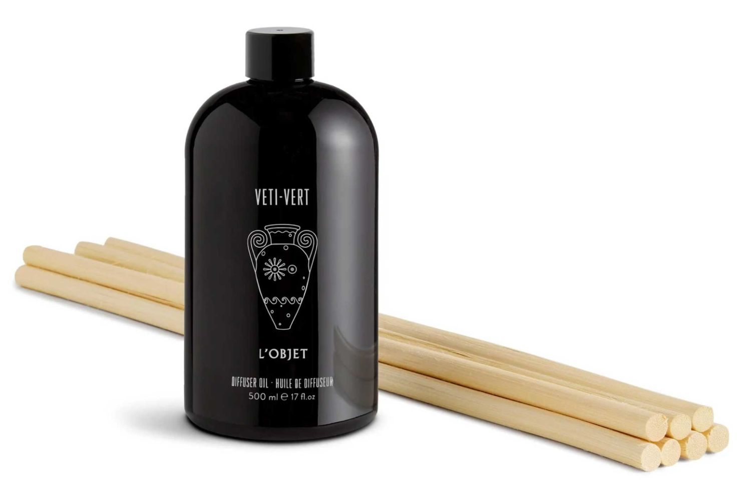 L&#39;Objet Veti Vert Diffuser Oil with Reeds Refill 500Ml 17Fl.Oz AP5150, UPC: 810009646891