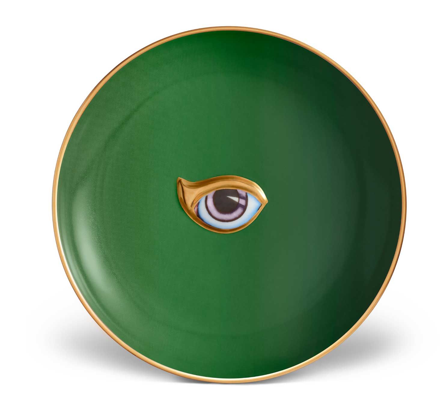 L&#39;Objet Lito Plate Green LXL24, UPC: 810009648475