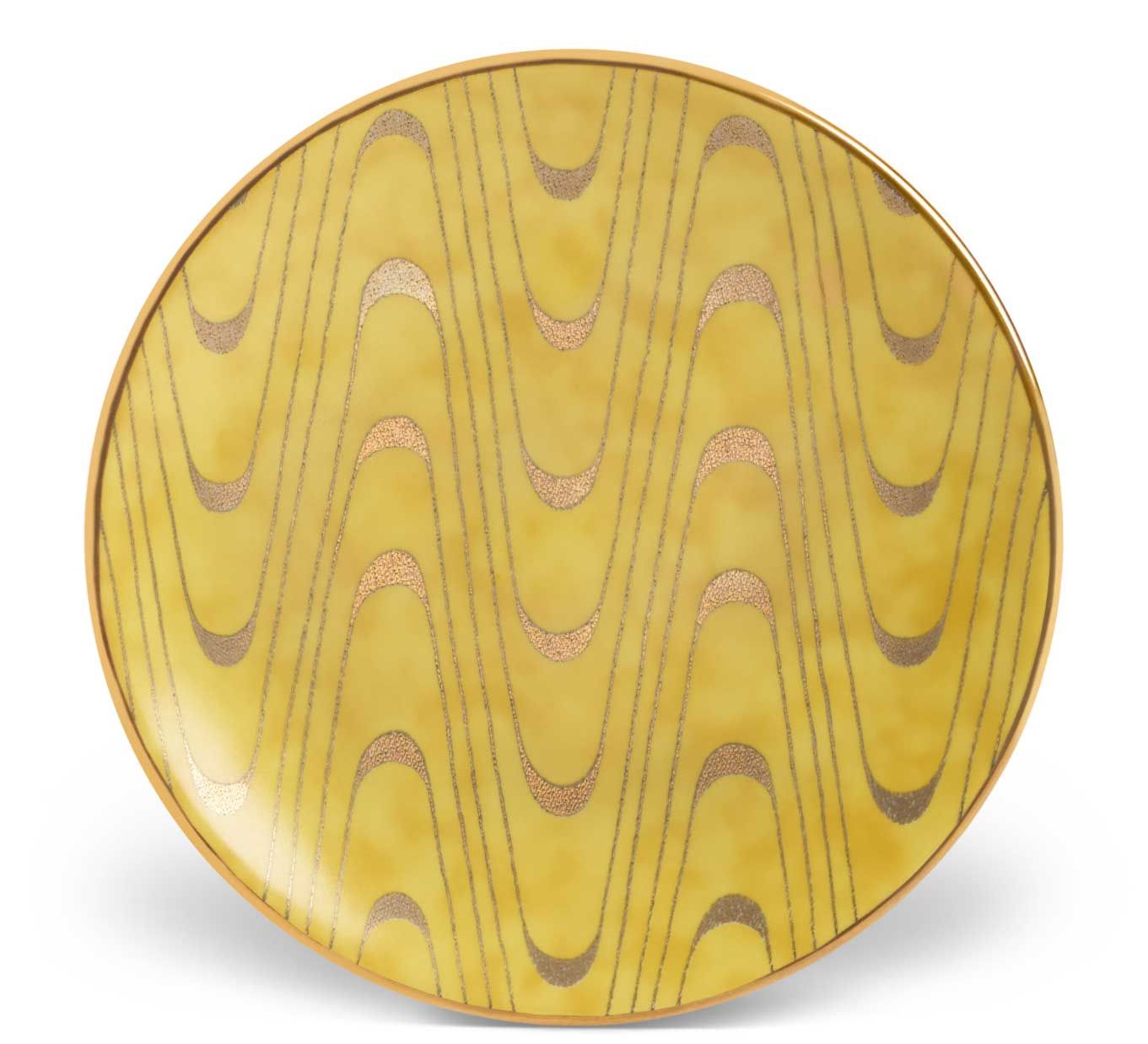 L&#39;Objet Fortuny Apollo Yellow Canape Plates Set of 4 LPF102, UPC: 810009649380
