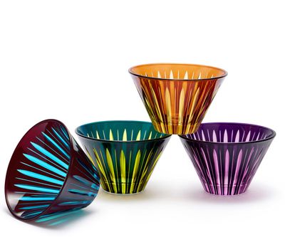 L&#39;Objet Prism Condiment Bowls Assorted Set of 4 PS0062, UPC: 810009649595