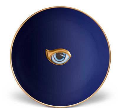 L&#39;Objet Lito Plate Blue LXL26, UPC: 810009649304