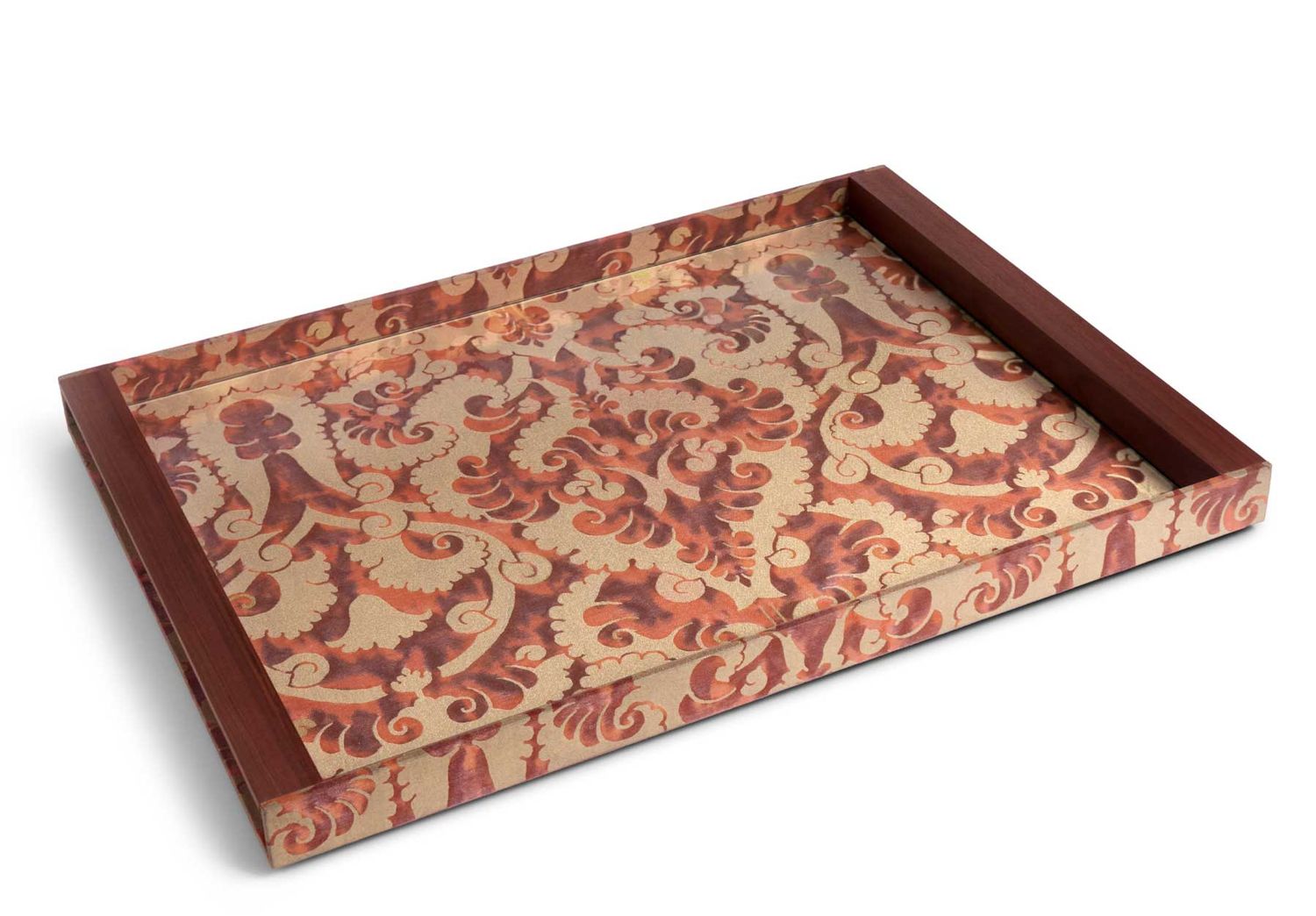 L&#39;Objet Fortuny Laotze Butler Tray Oxblood Spice LPF110, UPC: 810009649427