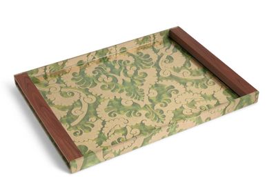 L&#39;Objet Fortuny Rectangular Tray Laotze Deep Jade LPF113, UPC: 810009649458