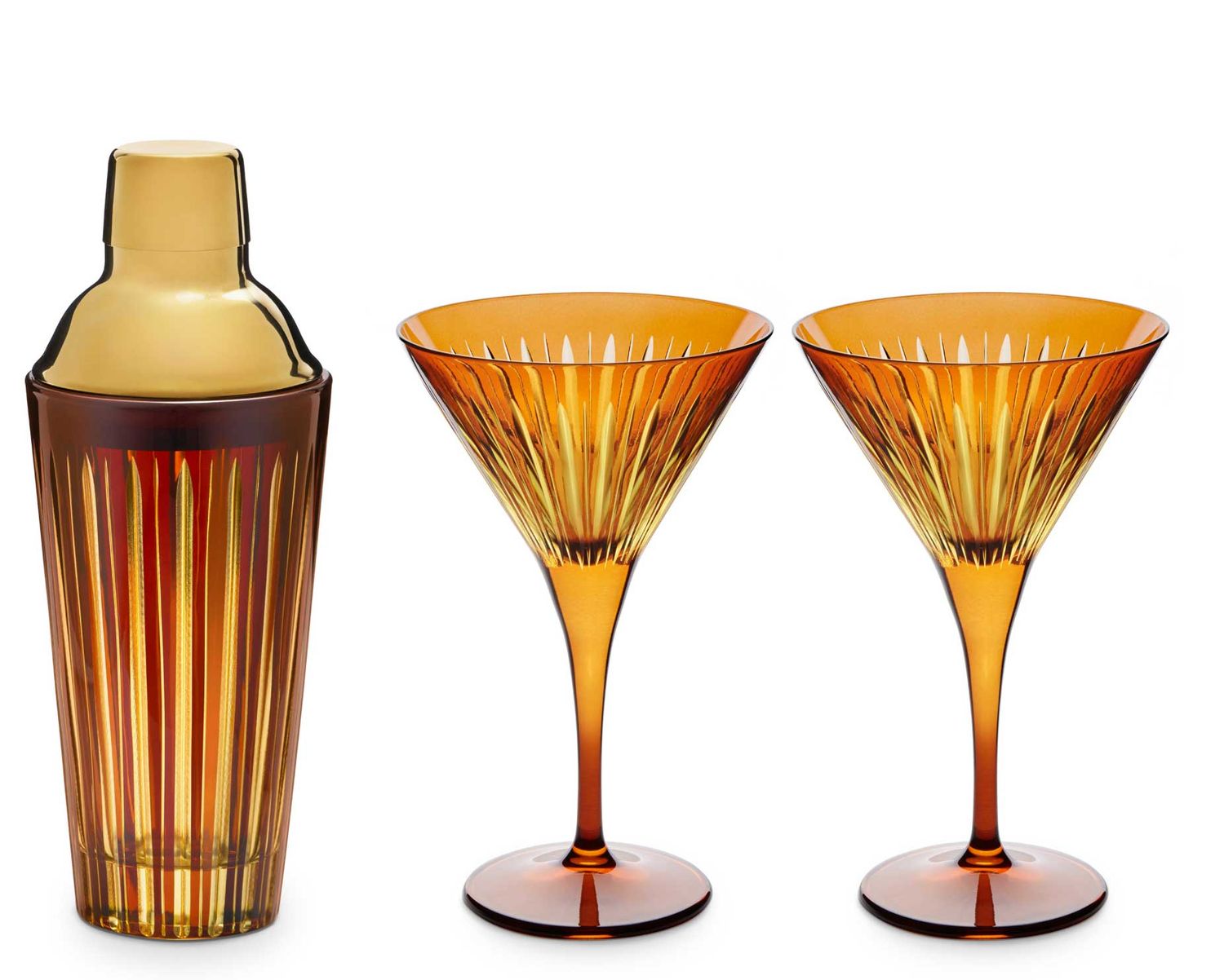 L&#39;Objet Prism Cocktail Set Amber PS2001, UPC: 810009649663
