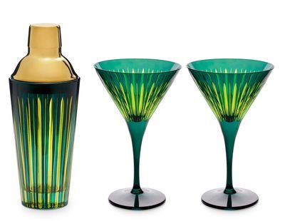 L&#39;Objet Prism Cocktail Set Green PS6001, UPC: 810009649656