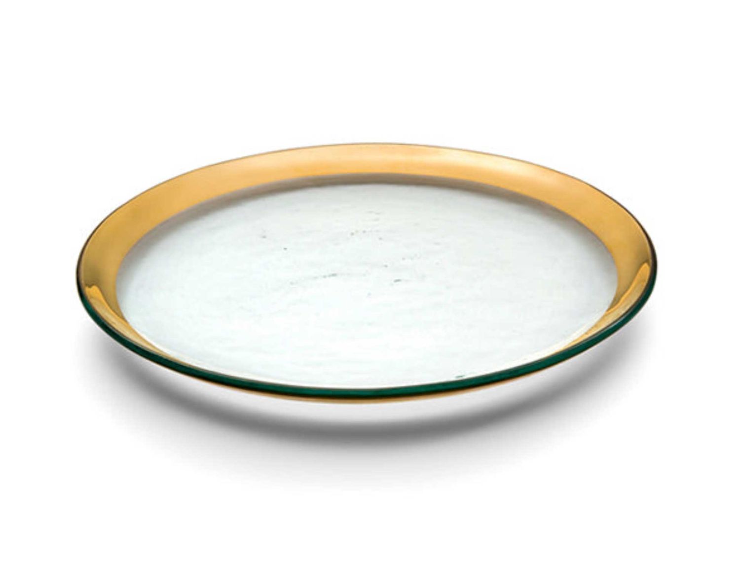 Annieglass Roman Antique Salad Plate Gold, MPN: G102