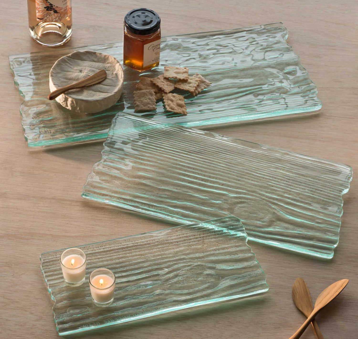 Annieglass Grove Plank Cheese Board Platinum, MPN: E187P