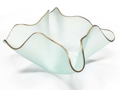 Annieglass Anemone Frosted Sculpture Small Gold, MPN: AN101G