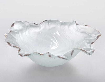 Annieglass Poppy Small Bowl Platinum, MPN: P105