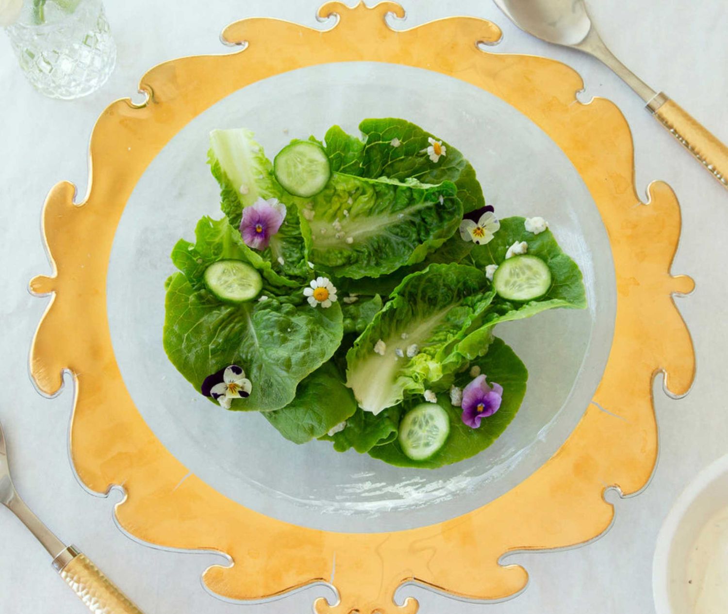 Annieglass Rococo Round Serving Bowl Gold, MPN: RR111G