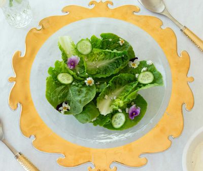 Annieglass Rococo Round Serving Bowl Gold, MPN: RR111G