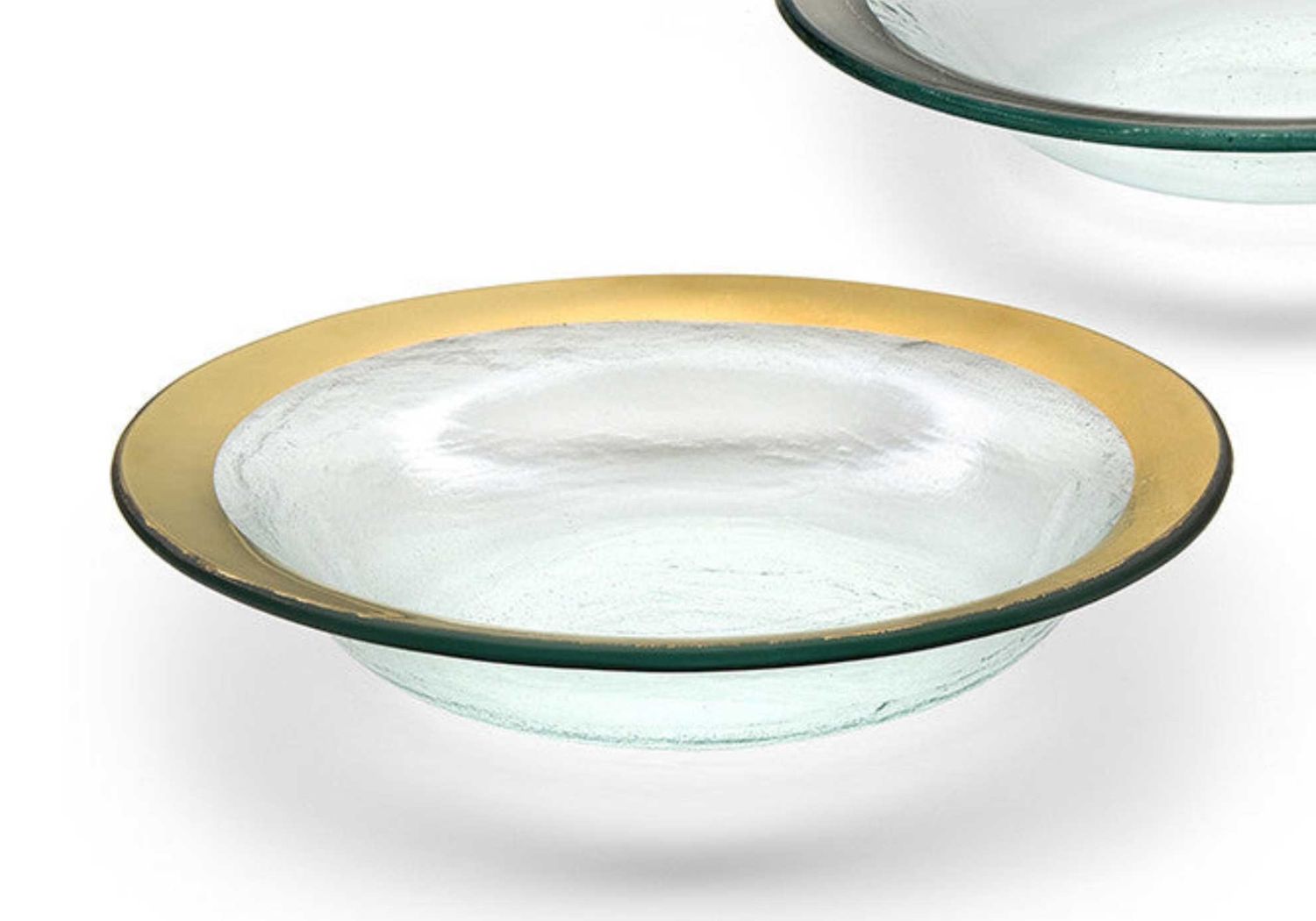Annieglass Roman Antique Deep Soup Bowl Gold, MPN: G105