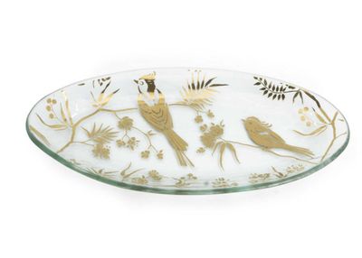 Annieglass Birdsong Small Oval Plate, MPN: BS150