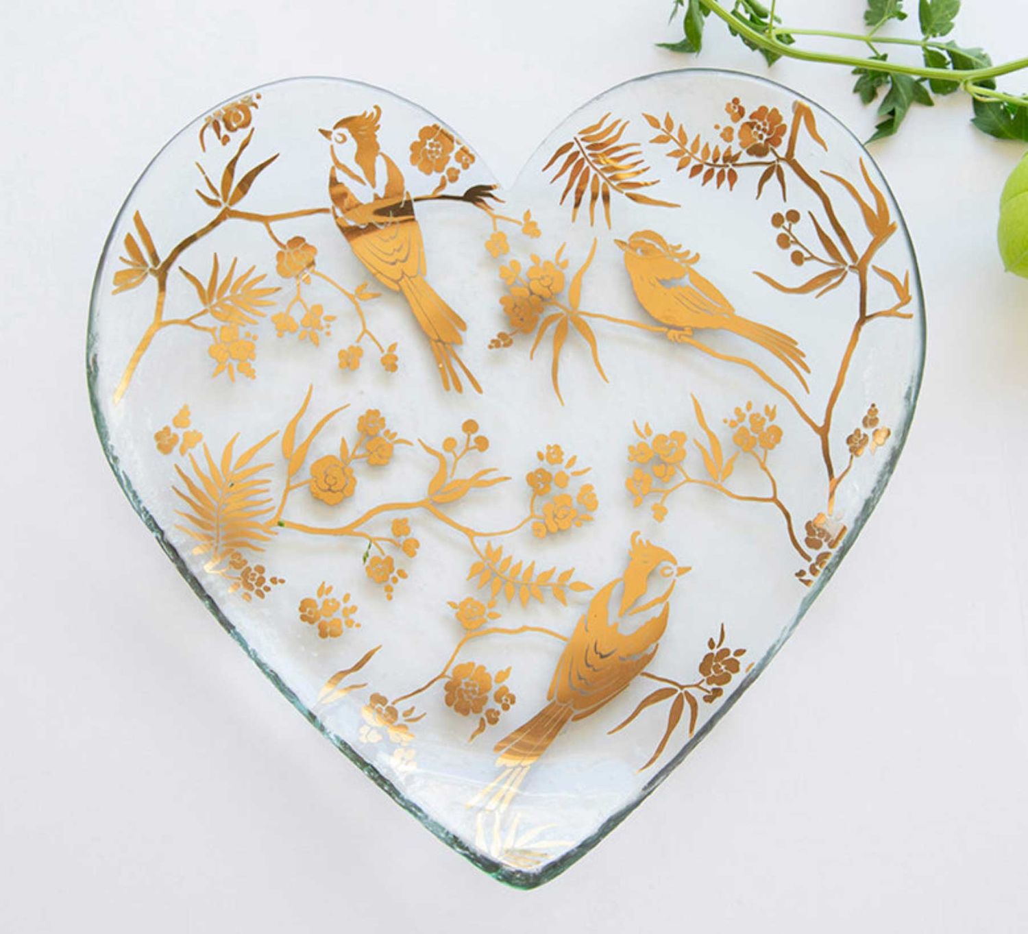 Annieglass Birdsong Heart Plate, MPN: BS102