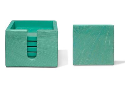 LADORADA Aquamarine Maize Boxed Coaster Set, MPN: CO-TM-OV-0505