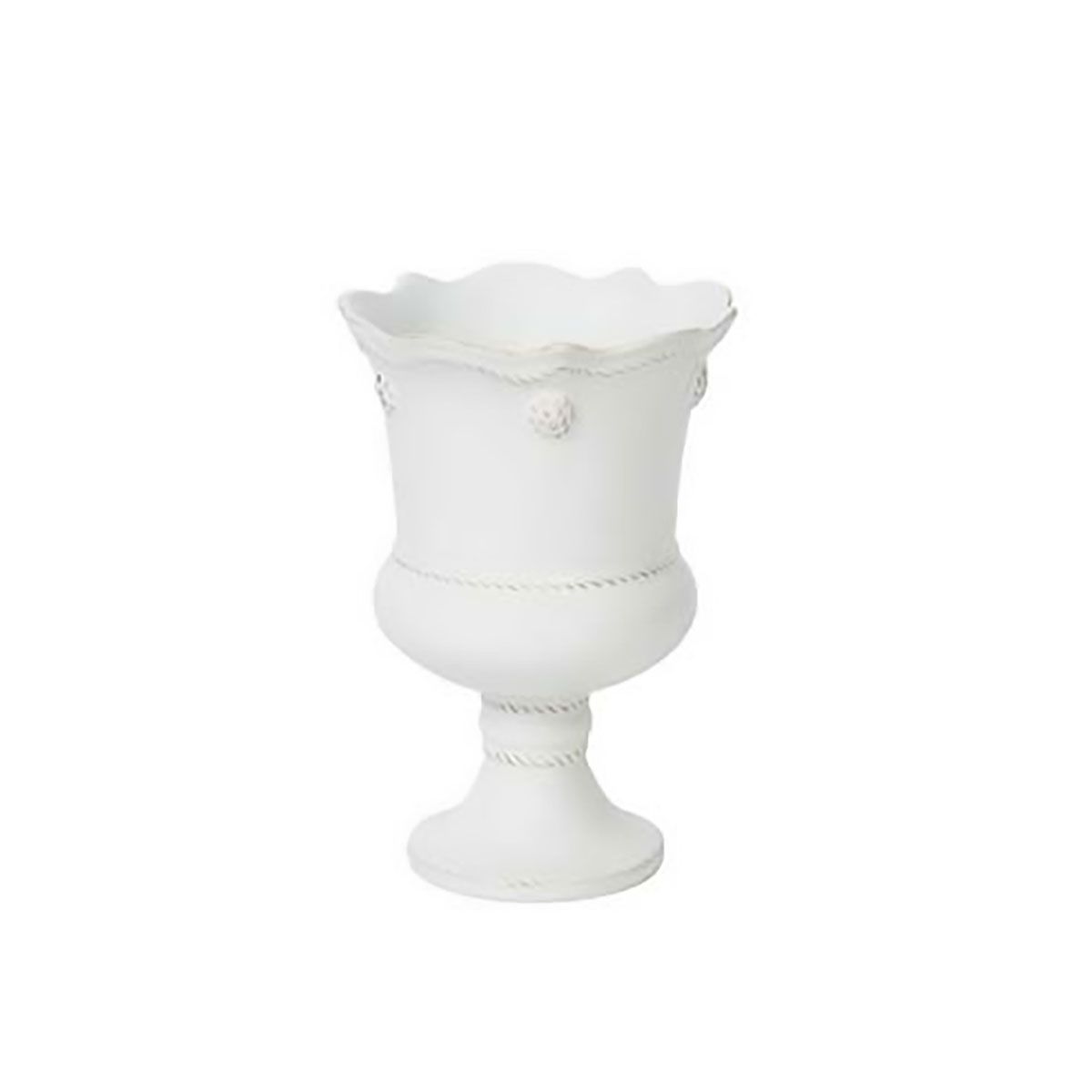 Juliska Berry &amp; Thread Petite Parterre Garden 5 Inch Vase Whitewash JA158/W, 810160122142