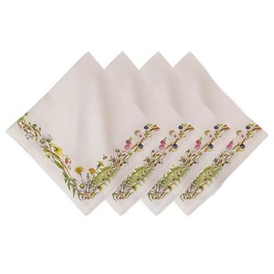 Juliska Meadow Walk Linen Napkin Set of 4 Multi Color LB97/88_SET4, 810160123378