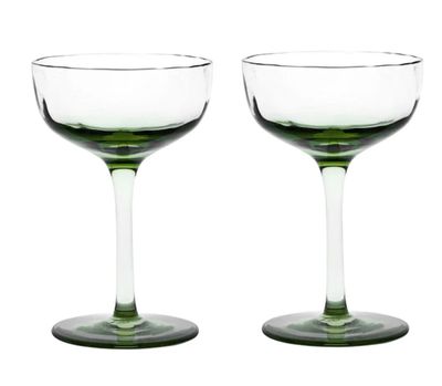 Juliska Puro Cocktail Coupe Set of 2 Basil PG119SET/29, 810144258928