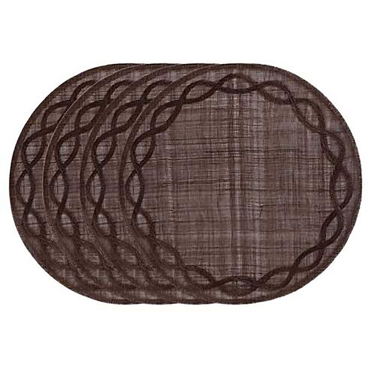 Juliska Tuileries Garden Placemat Set of 4 Walnut LM34/96_SET4, 810160123705