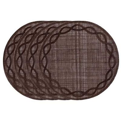 Juliska Tuileries Garden Placemat Set of 4 Walnut LM34/96_SET4, 810160123705