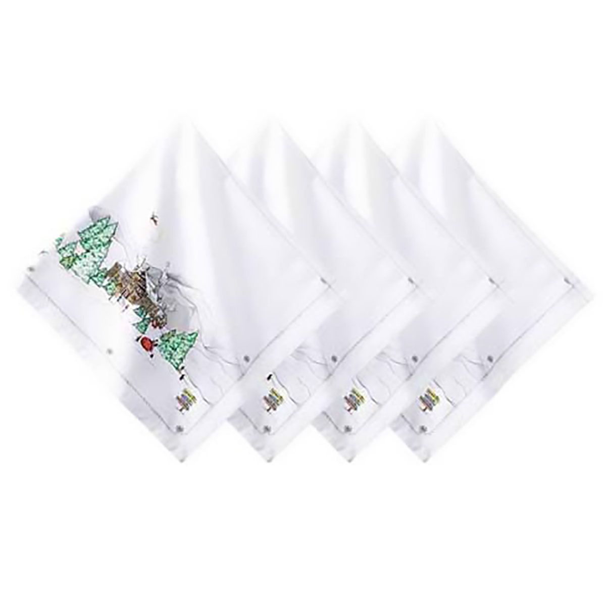 Juliska Berry &amp; Thread North Pole Napkin Set of 4 Multi Color LB81/88_SET4, 810160123132