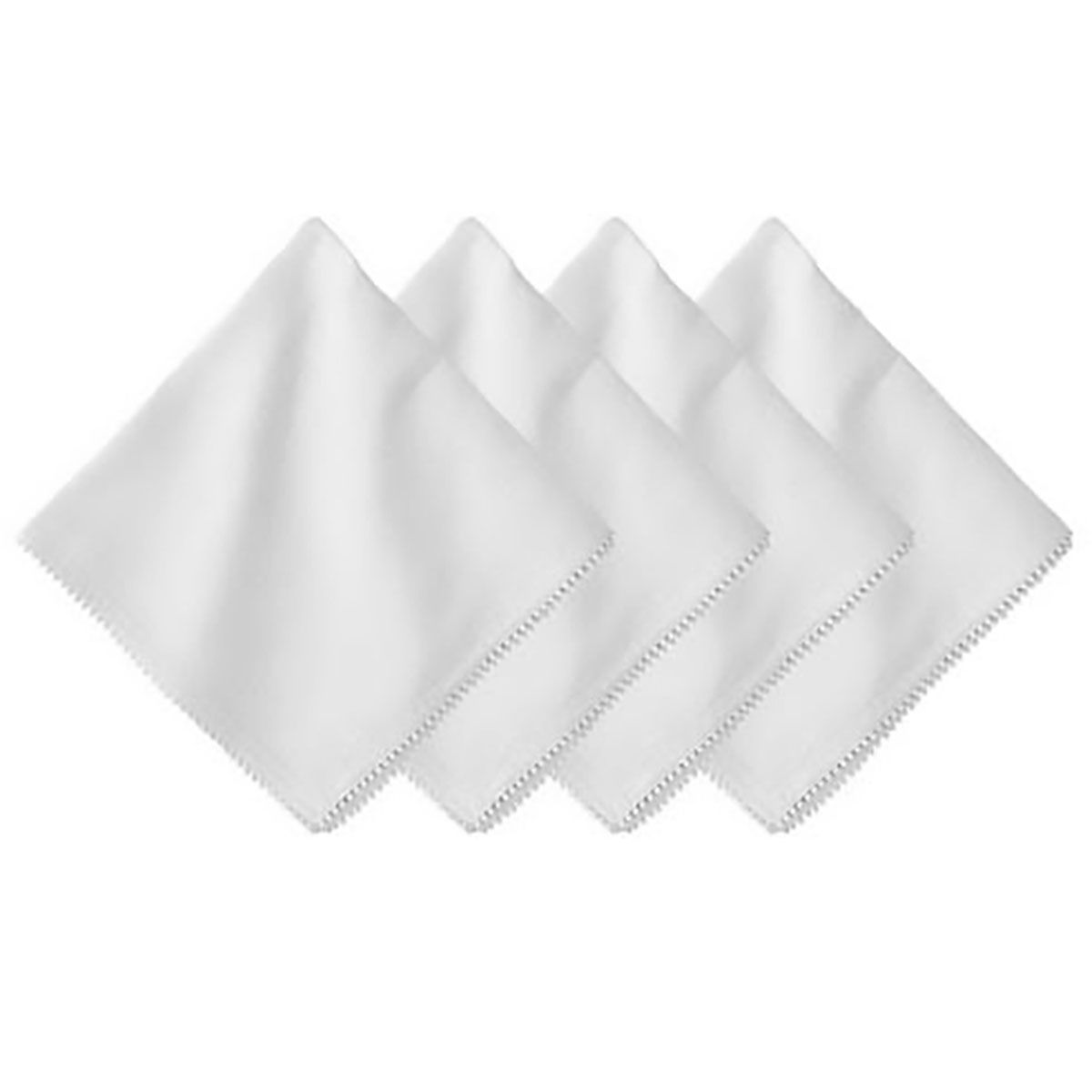 Juliska Berry Trim Napkin Set of 4 White LB92/130_SET4, 810160123224