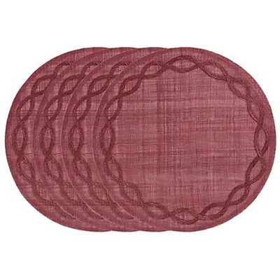 Juliska Tuileries Garden Placemat Set of 4 Mulberry LM34/74_SET4, 810160123699