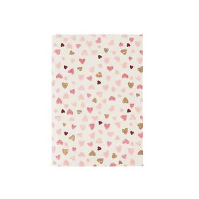 Juliska Love You More 7 Inch x 10 Inch Paper Journal Pink PPG13/51, 810160121046