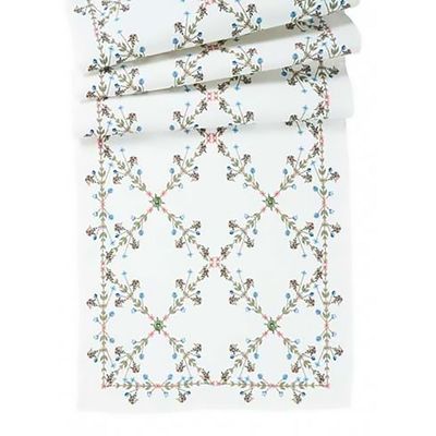 Juliska Villa Seville 18 Inch x 90 Inch Table Runner Chambray TR10/47, 810160122272