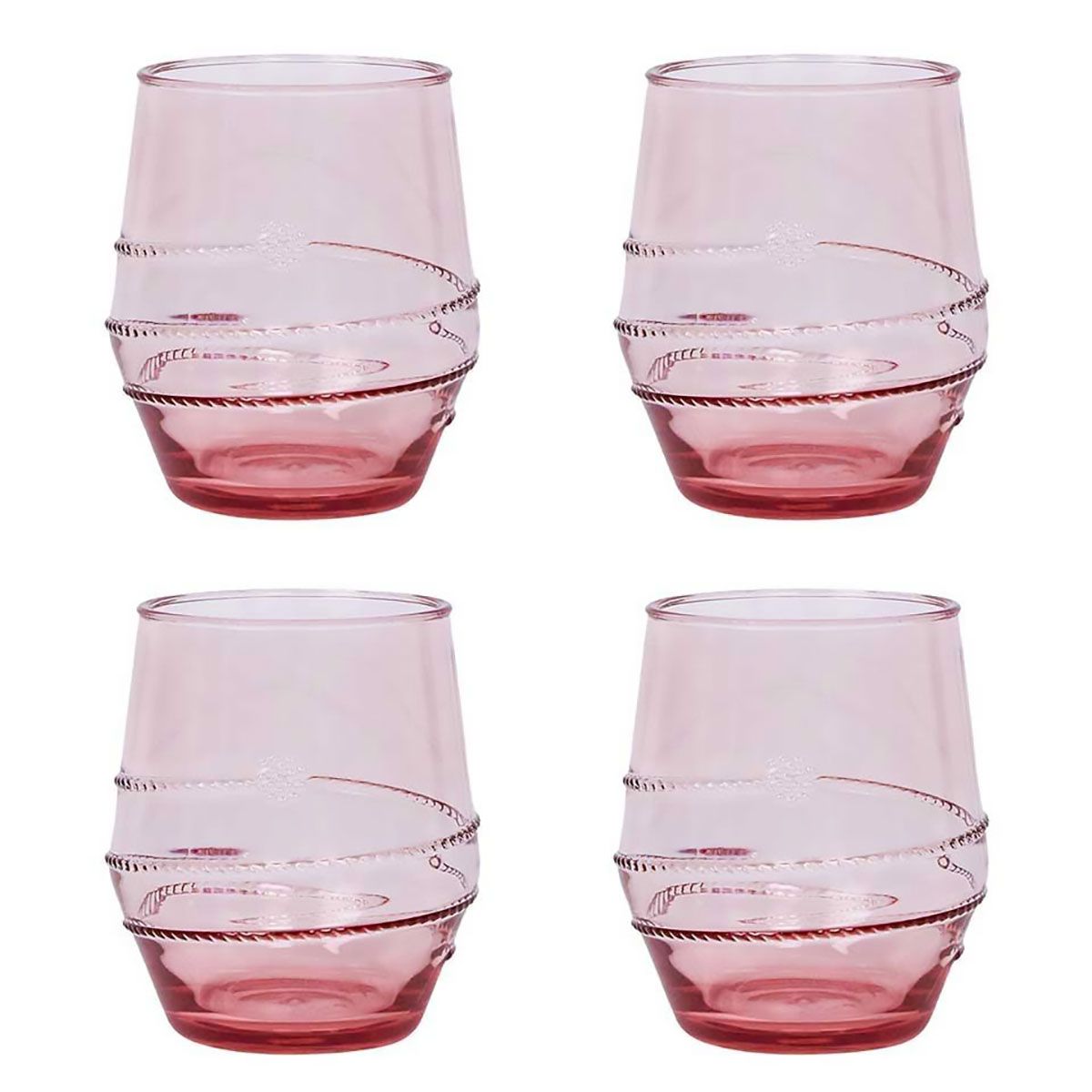 Juliska Amalia Acrylic Large Tumbler Set of 4 AA303/01_SET4, 810160122906