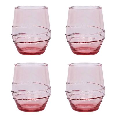 Juliska Amalia Acrylic Large Tumbler Set of 4 AA303/01_SET4, 810160122906