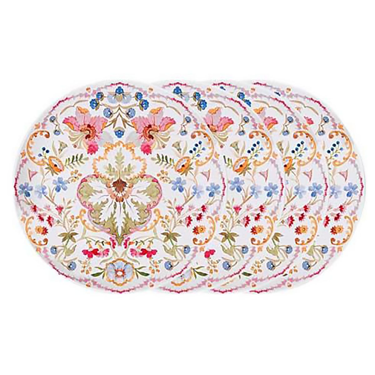 Juliska Sofia Melamine Dinner Plate Set of 4 Multi Color SMM01/88_SET4, 810160122777
